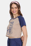 Rosaline Yale University Easy Movement Contour Top - Light Taupe — thumbnail 2